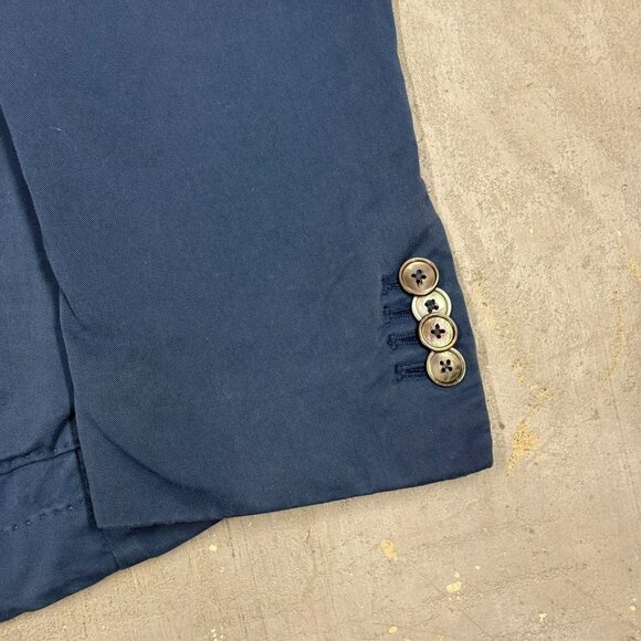 Hugo Boss Stretch Cotton Slim Fit Blazer Canvas Blue Hanry-D 38R - Picture 4 of 10